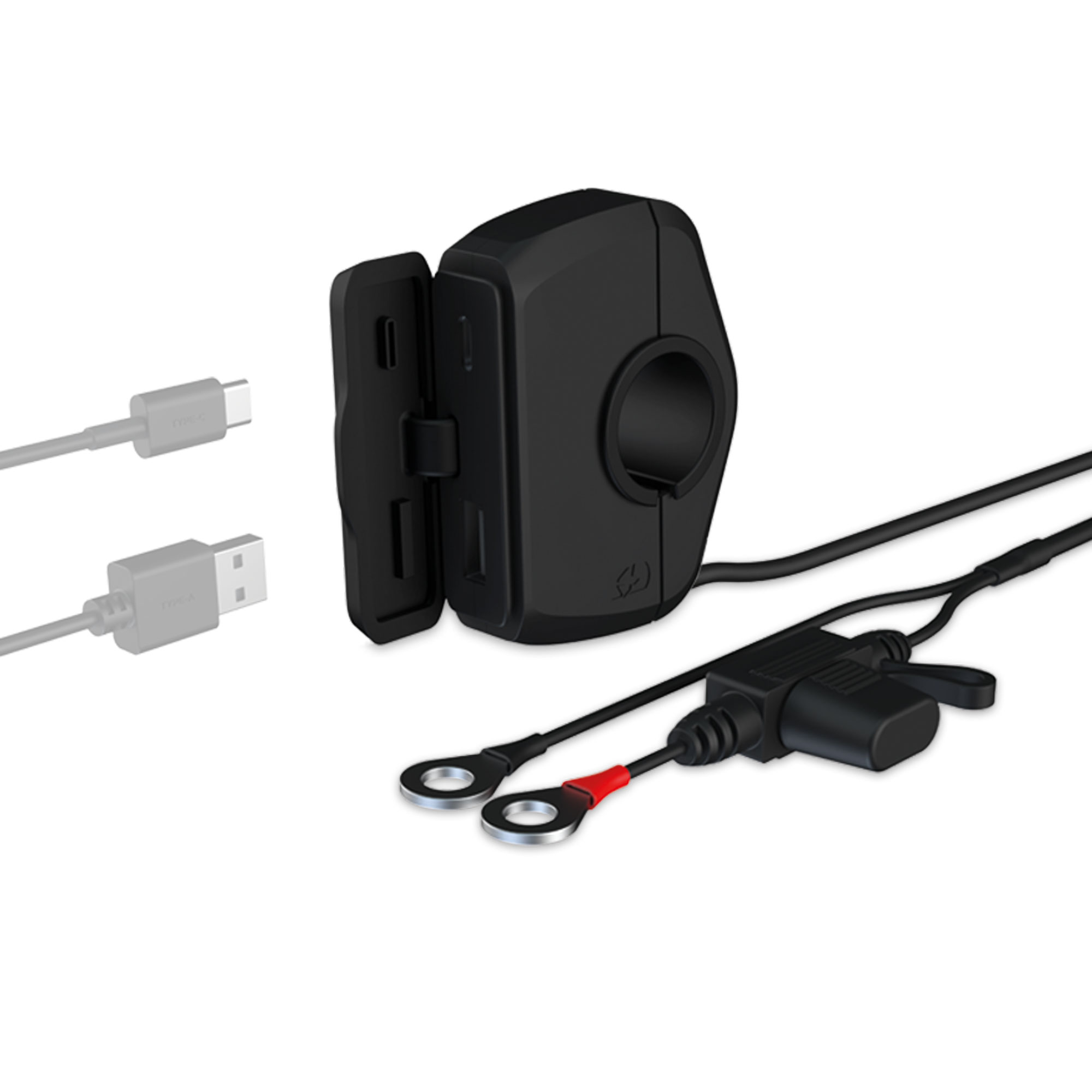 Oxford dubbele waterdichte USB lader met afdekklep - EL118 - Afbeelding 3