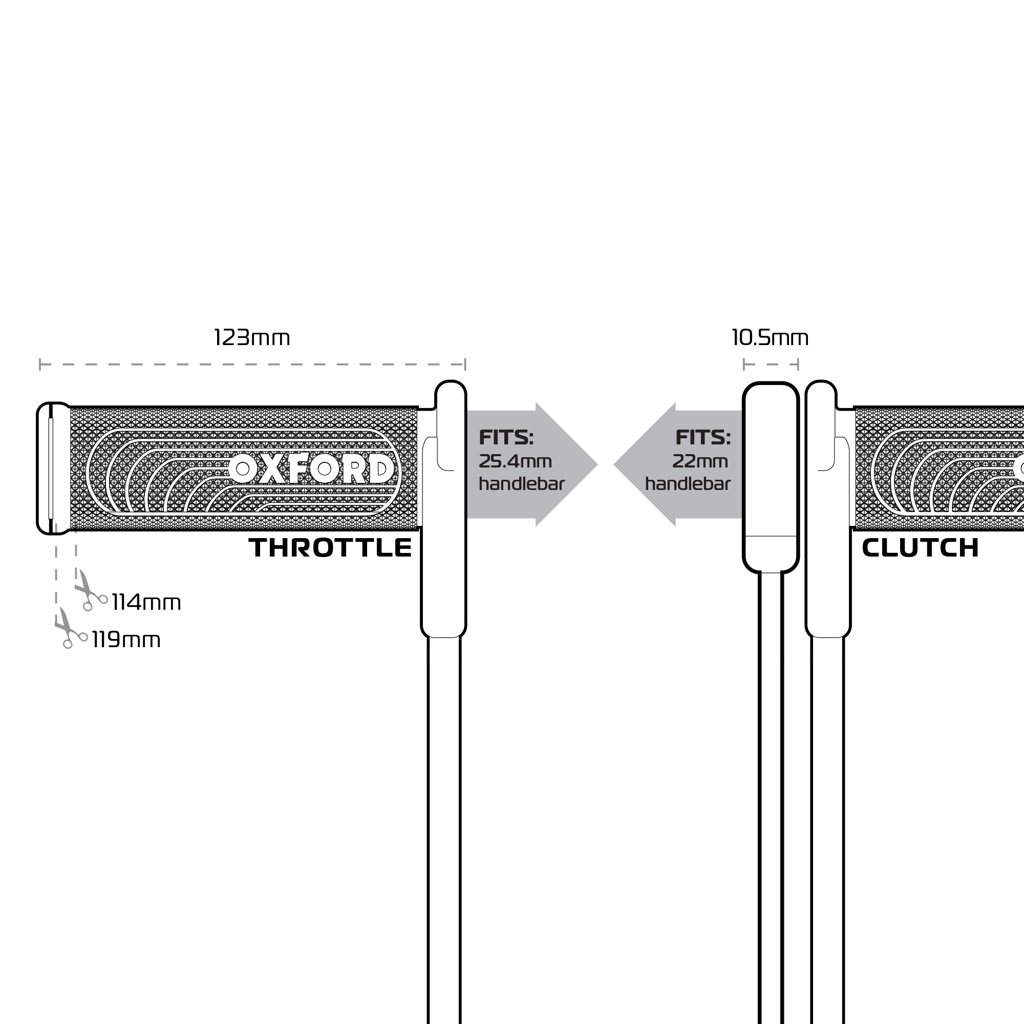 Oxford Hotgrips Integrated - Sports - EL399 - Afbeelding 5
